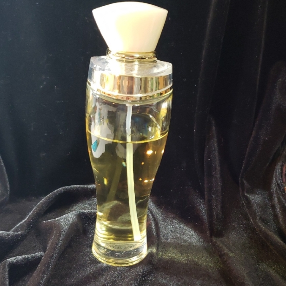 Elegant Perfume Bottle with Gold Accents